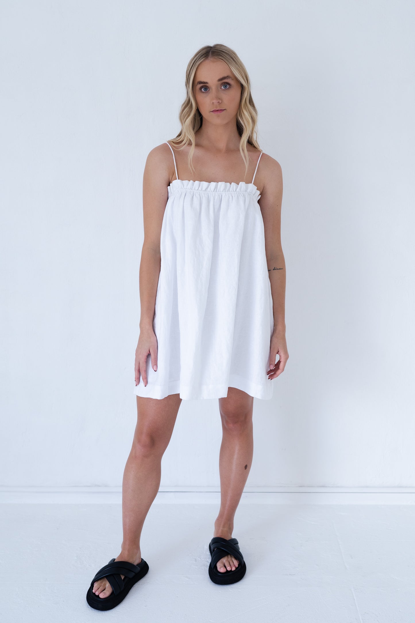 Alba Mini Dress | White